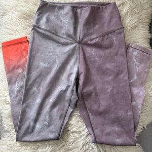 Lole High Waisted Burst Ankle Legging size Small - like new condition